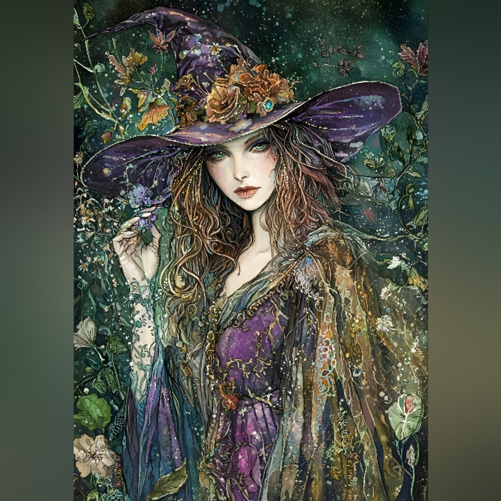 Beautiful Witch Print